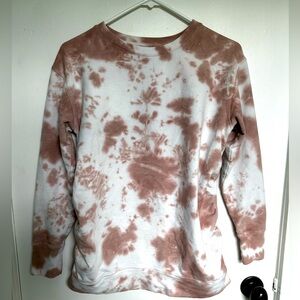Tie dye maternity sweatshirt